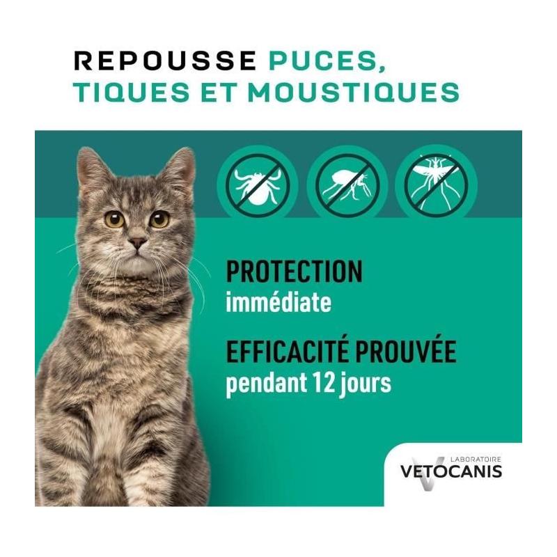 Spray antiparasitaire 3 en 1 pour Chat - 250 ml