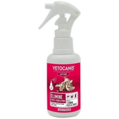 Spray antiparasitaire efficace pour chiens et chats - 100 ml