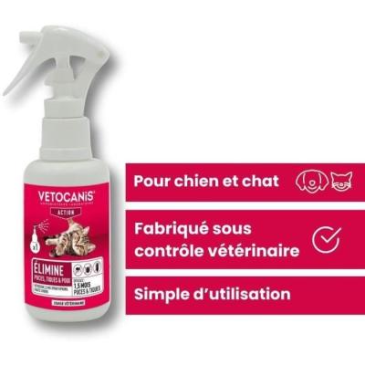 Spray antiparasitaire efficace pour chiens et chats - 100 ml