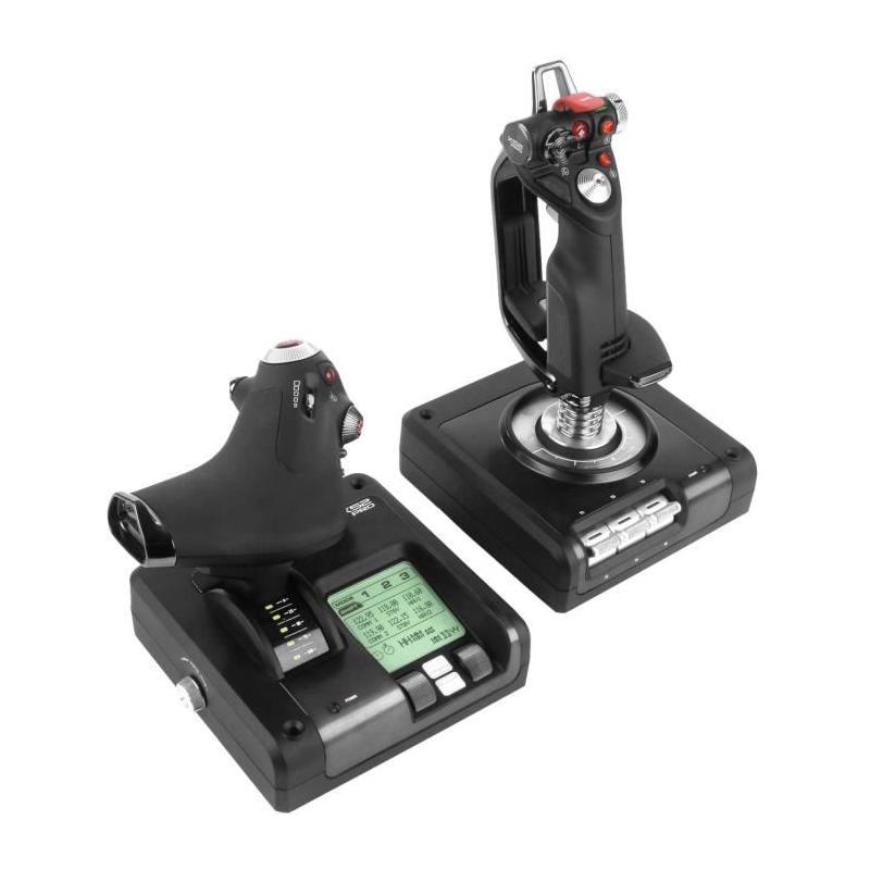Joystick Logitech X52 Pro Flight Control Panel - Dimensions compactes