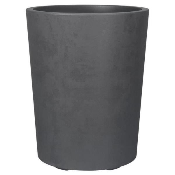 Pot de fleur Vase - DEROMA - Millennium R - Anthracite - A réserve d'eau - Hauteur - 53 cm