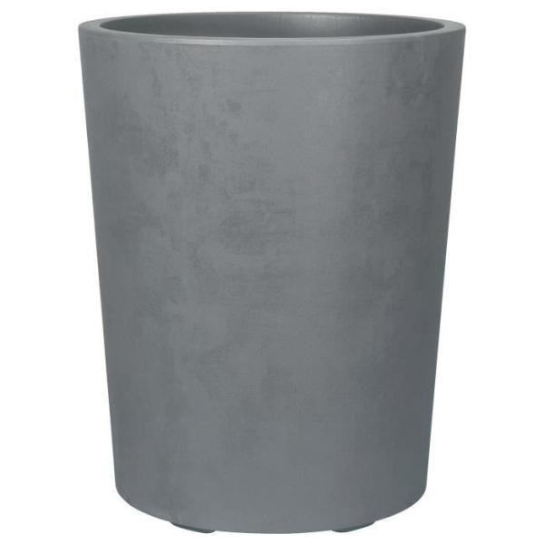 Pot de fleur - DEROMA - Millennium R - Ashgrey - A réserve d'eau - Hauteur 53 cm