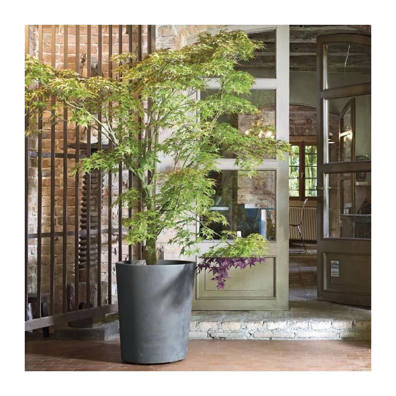 Pot de fleur DEROMA Millennium R Ashgrey - Réservoir d'eau - 53 cm