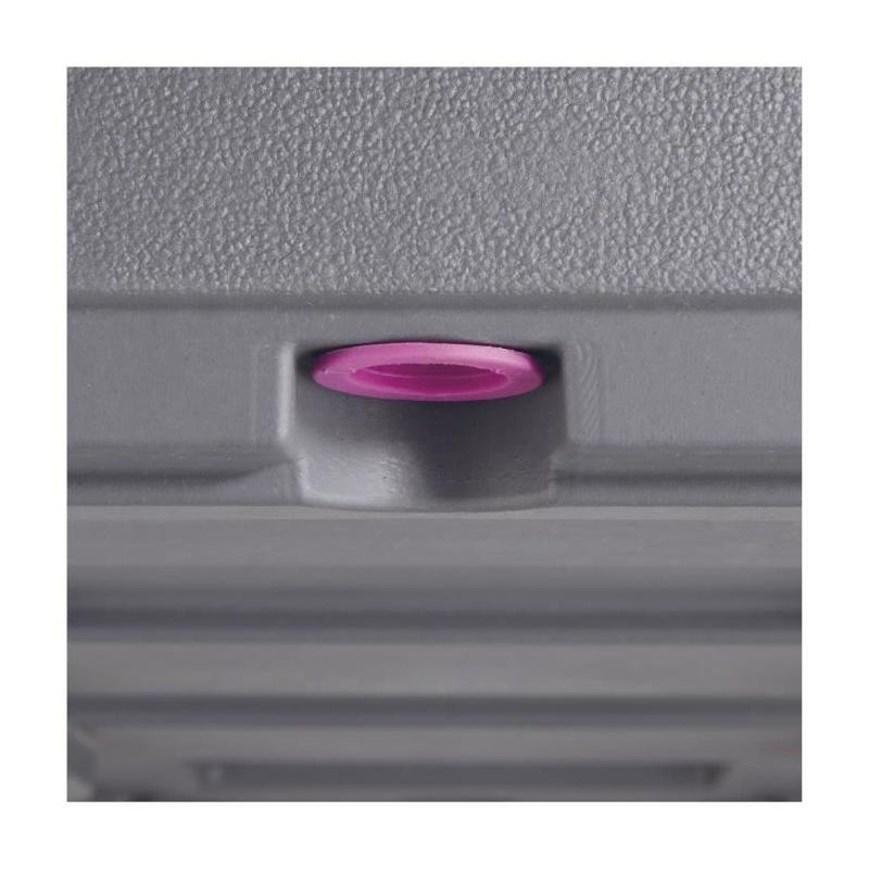 Jardinière Muret DEROMA Cosmo Perle 78 cm avec réserve d'eau et roulettes