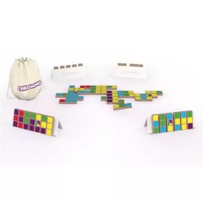 Jeu de Domino Chromino - Asmodee - Fun et coloré pour toute la famille