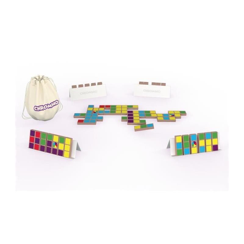 Jeu de Domino Chromino - Asmodee - Fun et coloré pour toute la famille