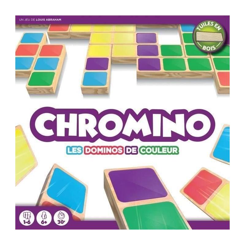 Jeu de Domino Chromino - Asmodee - Fun et coloré pour toute la famille