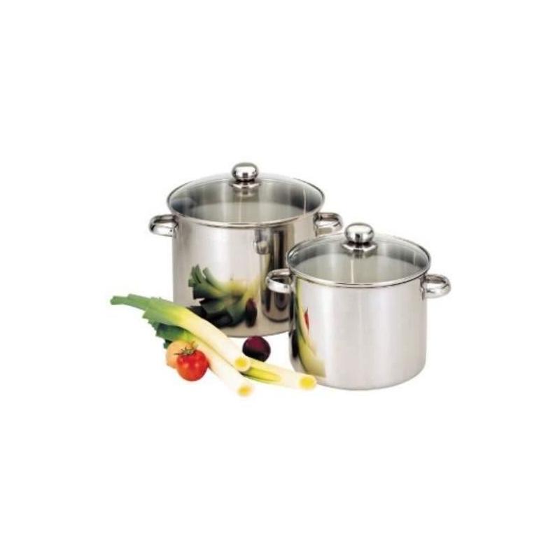 Faitout Baumalu Traiteur Inox 28 cm - Couvercle en Verre