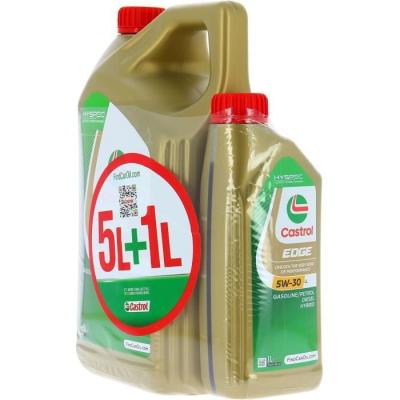 Huile Moteur CASTROL EDGE 5W-30 LL - Pack 5L+1L