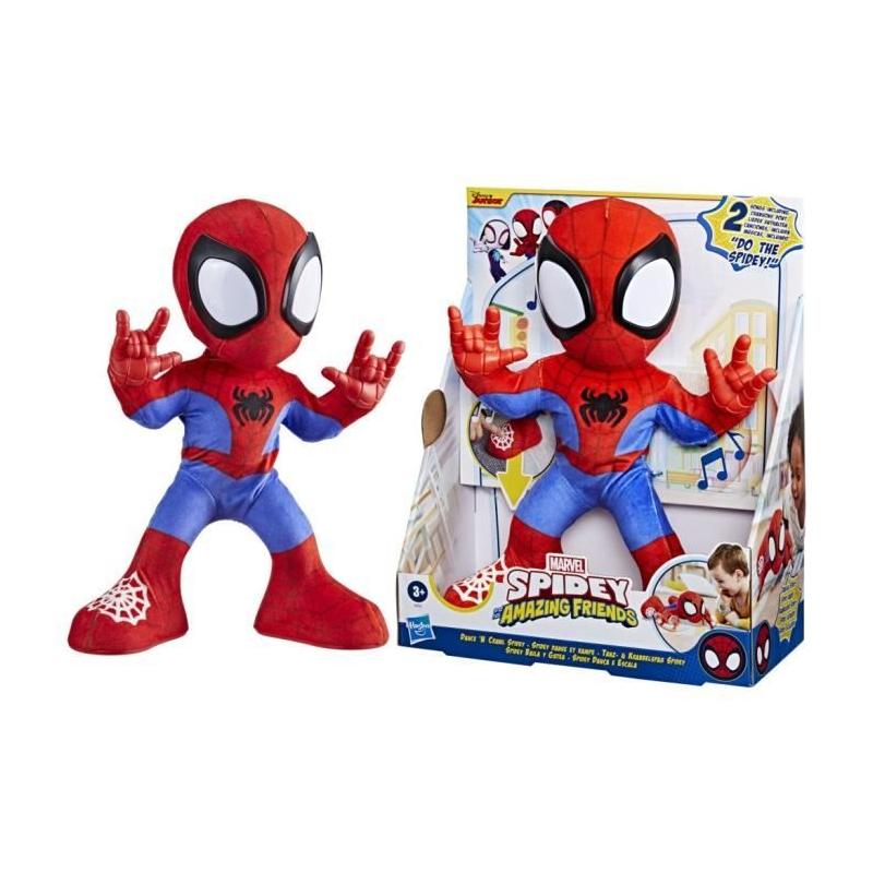 Spidey danse et rampe, peluche interactive avec musique et sons