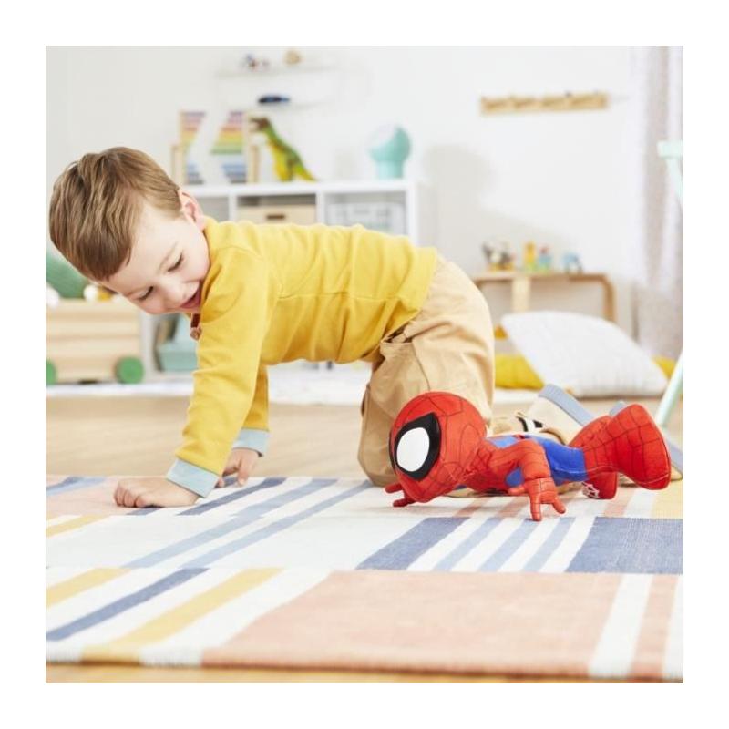Spidey danse et rampe, peluche interactive avec musique et sons