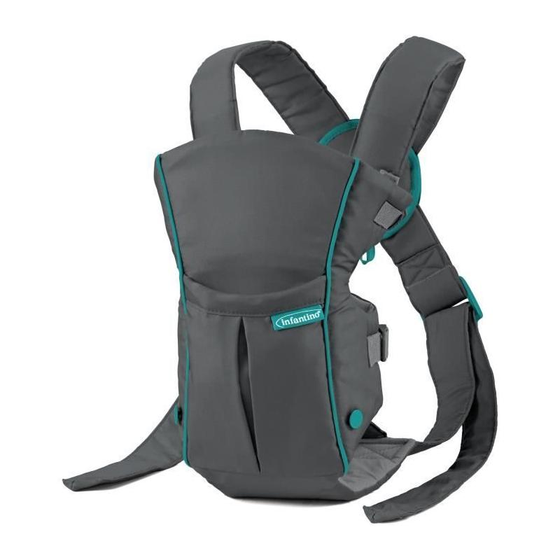 Porte-bébé INFANTINO SWIFT™ gris - Confort compact pour bébé