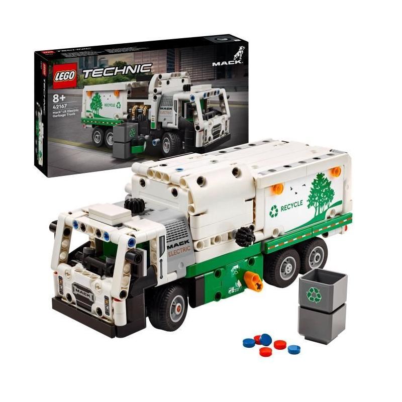 LEGO 42167 Technic Mack LR Camion Poubelle Électrique