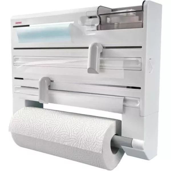 Leifheit Porte-rouleau mural Porte Rouleau de Papier Parat Plus Blanc 25723 415689