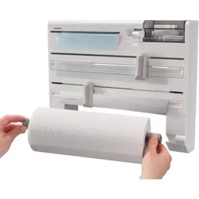 Porte-rouleau mural Leifheit Parat Plus Blanc 25723 - Pratique et élégant