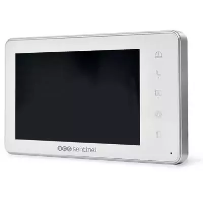 Interphone vidéo filaire - VisioKit 7 Blanc - SCS SENTINEL