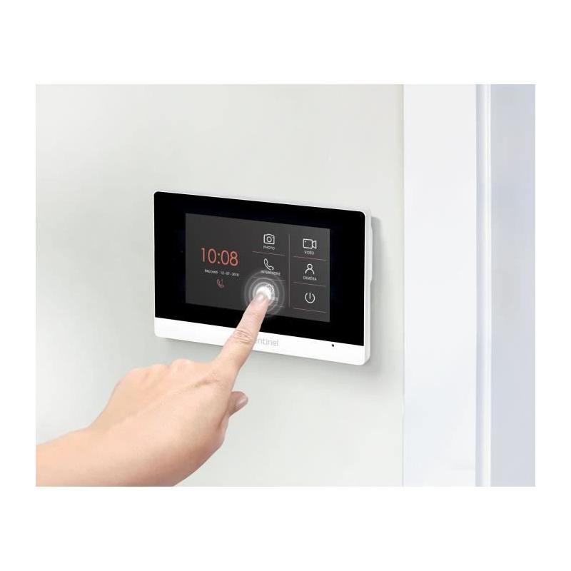 Interphone vidéo filaire SCS SENTINEL VisioDoor 4.3+ - Moniteur tactile 4,3" et vision nocturne