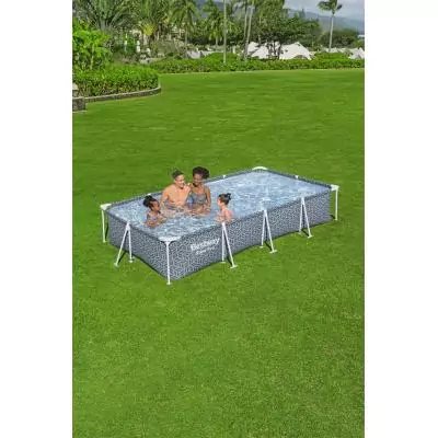 Bestway Steel Pro Piscine hors sol rectangulaire 3,66 m x 2,01 m x 66 cm