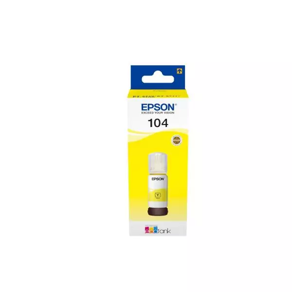 Cartouche d'encre Epson ECOTANK 104 JAUNE