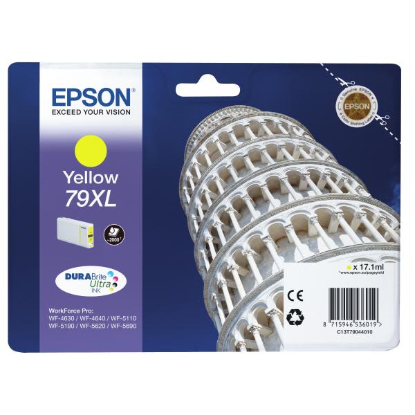 Cartouche d'encre EPSON 79 XL Jaune - Tour de Pise - DURABrite Ultra Ink - 17.1 ml - Jet d'encre