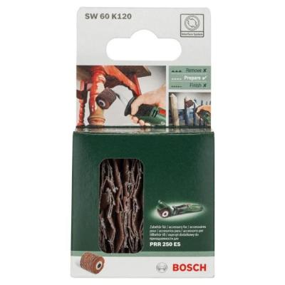 Cylindre abrasif Bosch - Grain 120, Largeur 60mm - Idéal pour Texoro