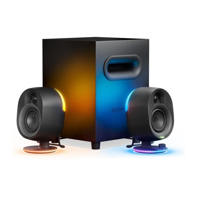 Enceintes d'ordinateur STEELSERIES Arena 7 - 2-en-1 - Compact et Puissant