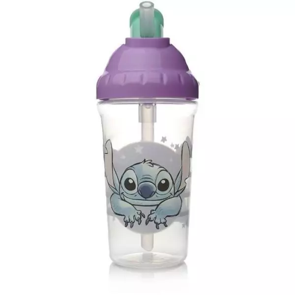 Tasse a paille - THERMOBABY - 295 ml - Anti-fuites - Lilo & Stitch