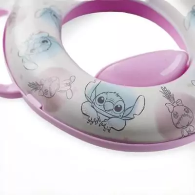 Réducteur WC THERMOBABY Confort avec poignées - Lilo & Stitch