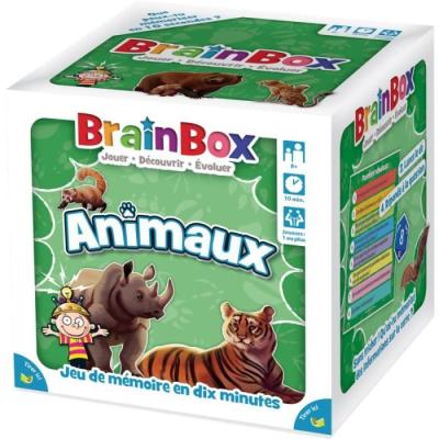 Jeu de société BrainBox Animaux - Jeu d'observation et de mémoire