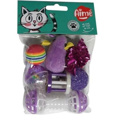 7 jouets pour Chat - AIMÉ, Jouet à Friandise de Taille Compacte