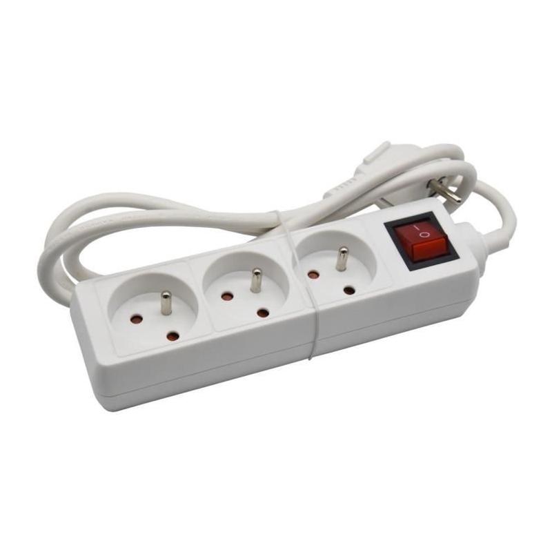 Bloc ménager GAO avec interrupteur - Pratique et sûr
