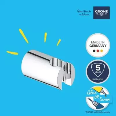 Support de douche mural GROHE - Vitalio Universal - Métal