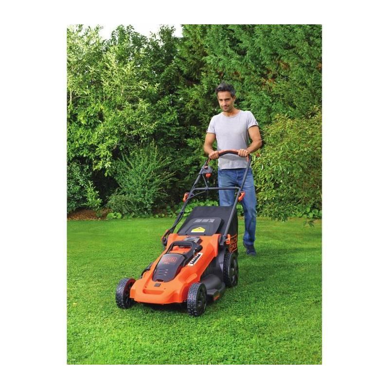 Tondeuse à Gazon Electrique Sans Fil 36V - BLACK+DECKER