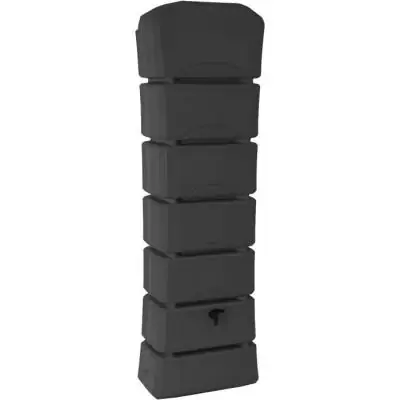Récupérateur d'eau Latitude BELLI - 300 L - Anthracite - Économisez l'eau avec style