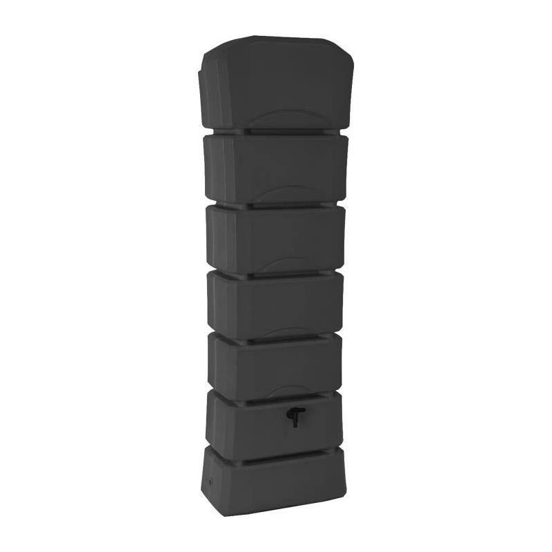 Récupérateur d'eau Latitude BELLI - 300 L - Anthracite - Économisez l'eau avec style