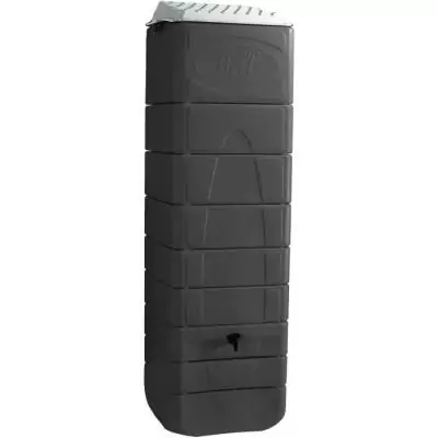 Récupérateur d'eau mural BELLI 650L Anthracite - Économisez l'eau avec style