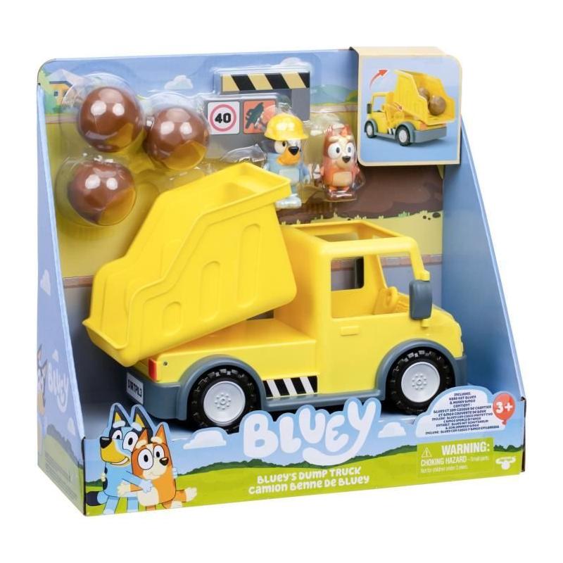 Camion benne BLUEY avec Figurines - Accessoires personnalisables