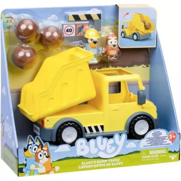 Camion benne - BLUEY - Bluey et Bingo - Figurines incluses - Accessoires personnalisables