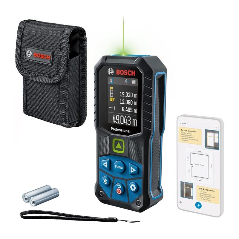 Télémètre laser GLM 50-27 CG Professional Vert - Mesure précise en un clin d'oeil