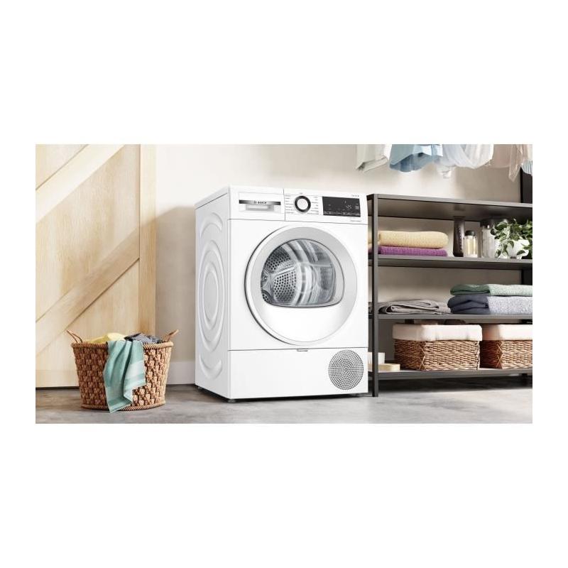 Sèche-linge Bosch WQG1420DFR SER6: performant et économe - Blanc