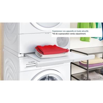 Sèche-linge Bosch WQG1420DFR SER6: performant et économe - Blanc