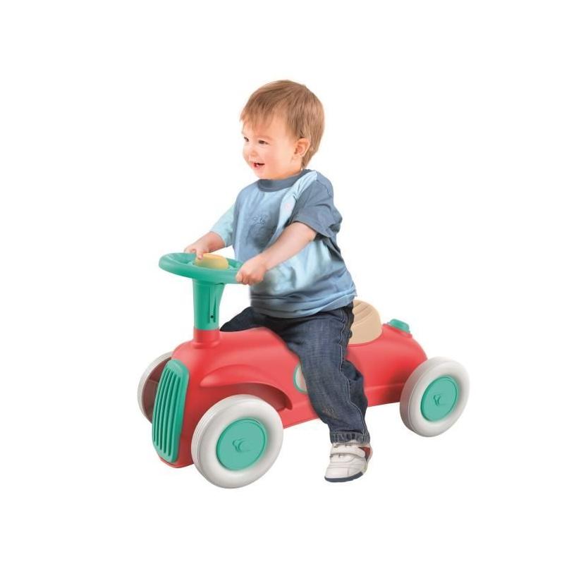 Porteur Baby Clementoni - Voiture recyclée avec roues directrices et klaxon