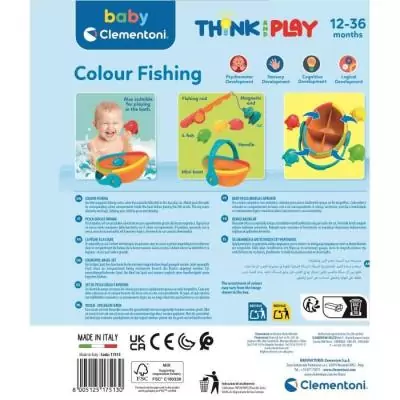 Jeu de pêche à la ligne CLEMENTONI - Dimensions compactes