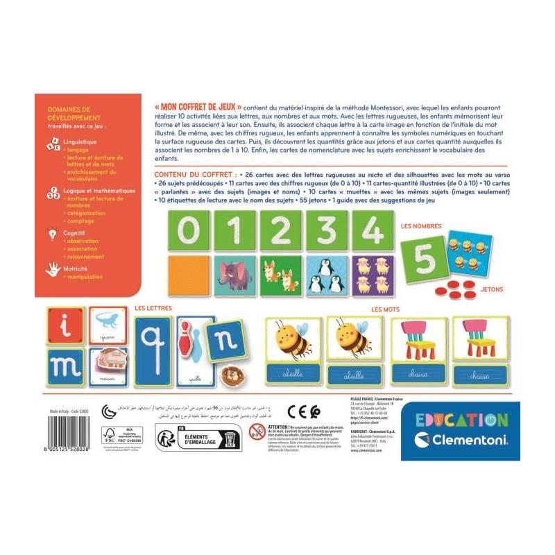 Découvrez le Coffret de Jeux Montessori Clementoni