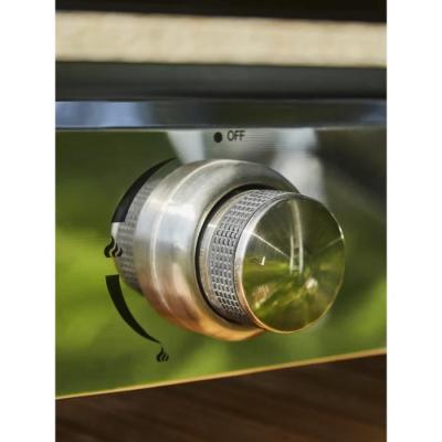 Plancha à gaz BRASILIA - 4 feux - Tout inox - XXL - 84 x 34 cm