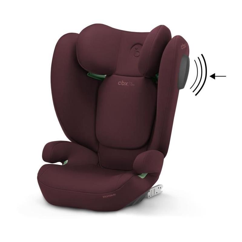 Siège auto CYBEX Solution B3 i-fix Rouge - Inclinable (63x53x27 cm)