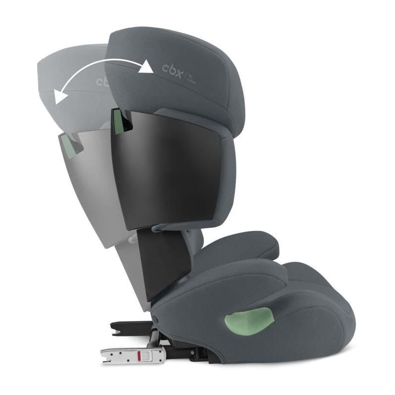 Siège auto CYBEX Solution X i-Fix - Cobblestone Grey : Confort et sécurité assurés