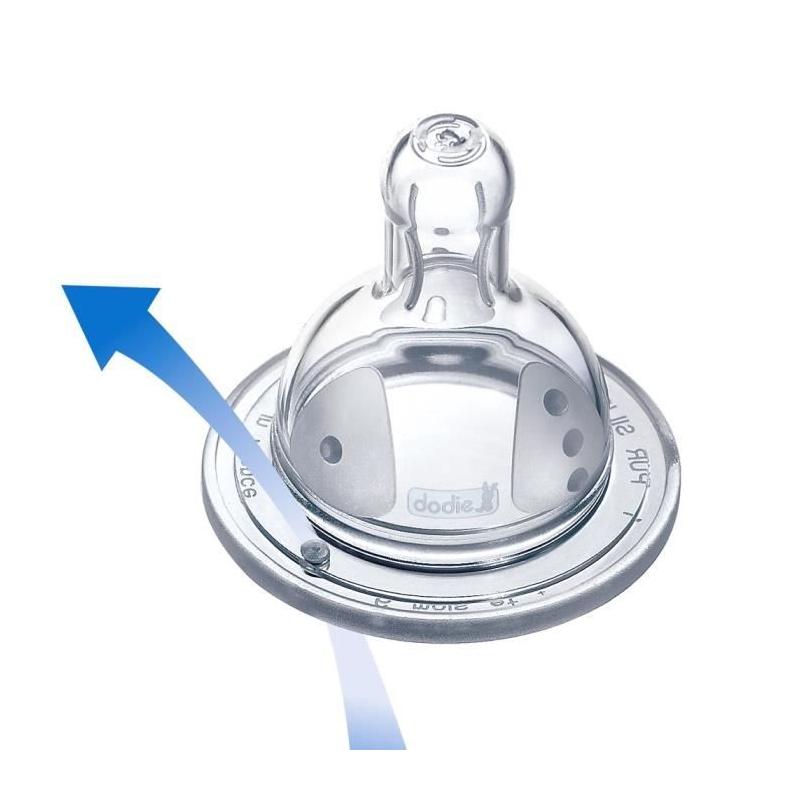 Biberon Dodie Initiation+ Anti-Coliques 330ml Bleu Pompier