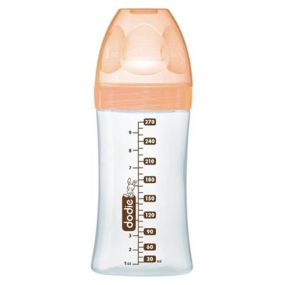 Biberon en verre anti-coliques Dodie 270ml - Beige Biche