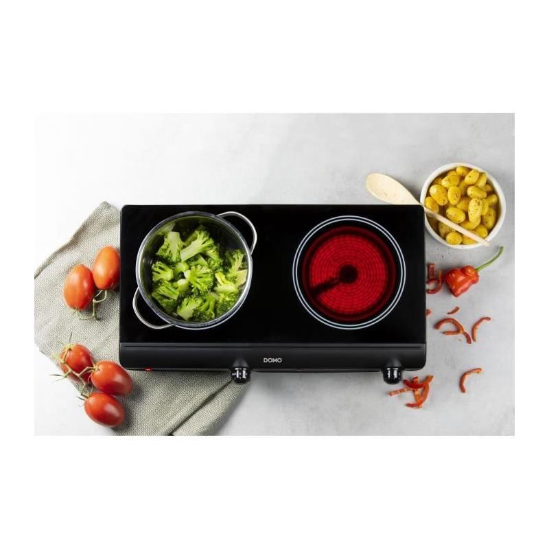 Plaque de cuisson DOMO 2 feux - Compact et pratique - DO339KP